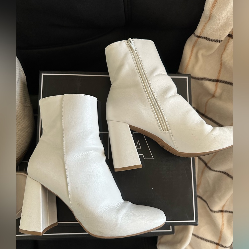 White booties